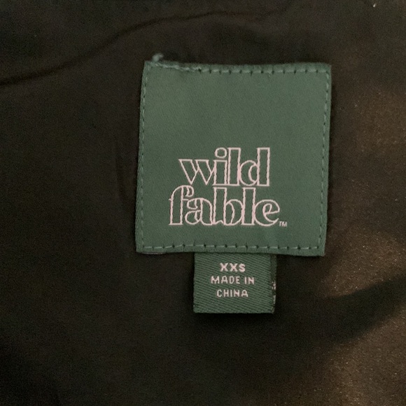 NWOT Wild fable faux leather vest XXS dark brown - Picture 4 of 4